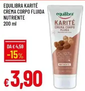 Galassia Equilibra karité crema corpo fluida nutriente offerta