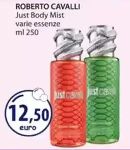 Acqua & Sapone ROBERTO CAVALLI Just Body Mist varie essenze offerta