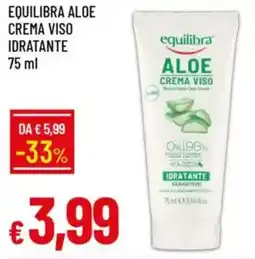 Galassia Equilibra aloe crema viso idratante offerta