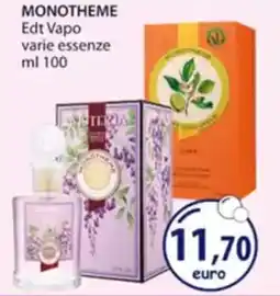 Acqua & Sapone MONOTHEME Edt Vapo varie essenze offerta