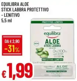 Galassia Equilibra aloe stick labbra protettivo - lenitivo offerta