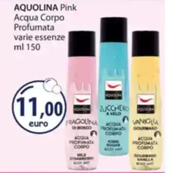 Acqua & Sapone AQUOLINA Pink Acqua Corpo Profumata varie essenze offerta