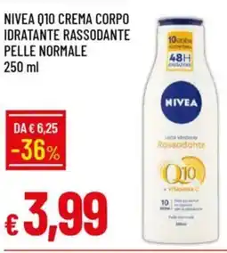 Galassia Nivea q10 crema corpo idratante rassodante pelle normale offerta