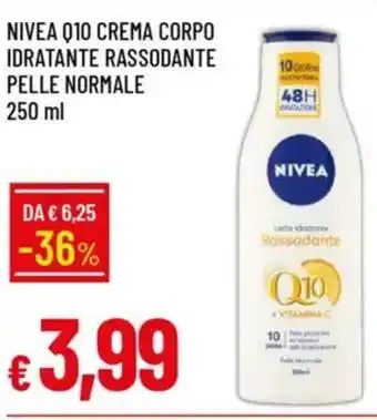 Galassia Nivea q10 crema corpo idratante rassodante pelle normale offerta