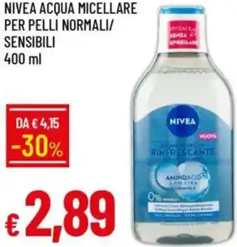 Galassia Nivea acqua micellare per pelli normali/ sensibili offerta