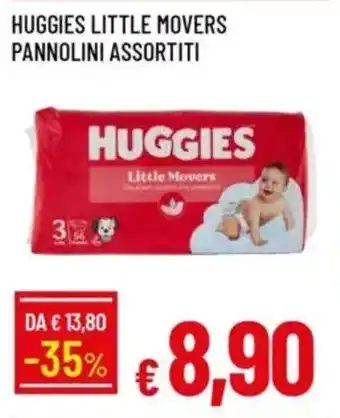 Galassia Huggies little movers pannolini assortiti offerta