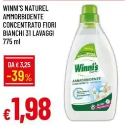 Galassia Winni's naturel ammorbidente concentrato fiori bianchi offerta