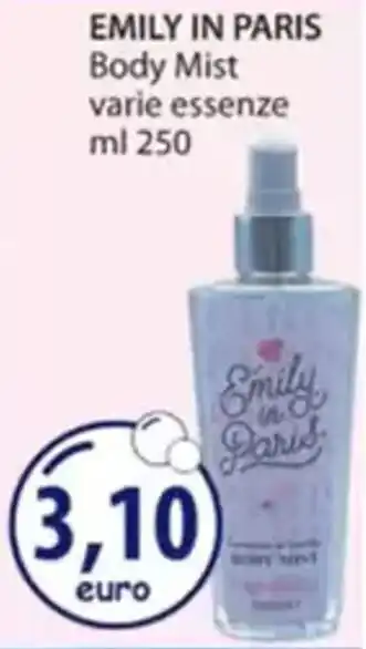 Acqua & Sapone EMILY IN PARIS Body Mist varie essenze offerta