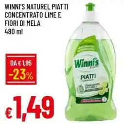 Galassia Winni's naturel piatti concentrato lime e fiori di mela offerta