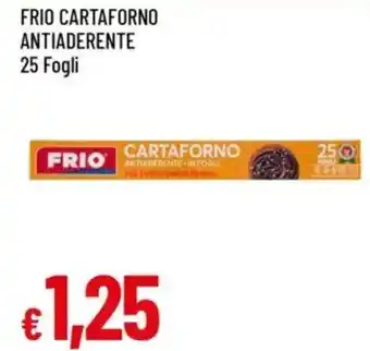 Galassia Frio cartaforno antiaderente 25 fogli offerta