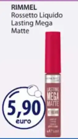 Acqua & Sapone RIMMEL Rossetto Liquido Lasting Mega Matte offerta