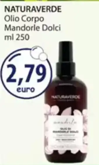 Acqua & Sapone NATURAVERDE Olio Corpo Mandorle Dolci offerta