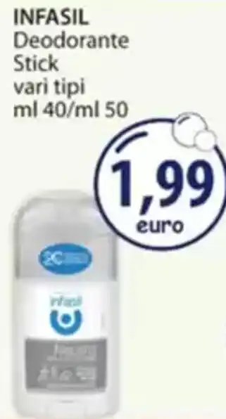 Acqua & Sapone INFASIL Deodorante Stick vari tipi offerta