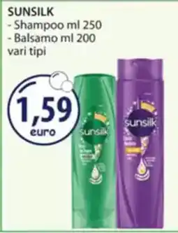 Acqua & Sapone SUNSILK -Shampoo - Balsamo vari tipi offerta