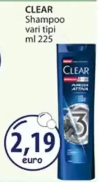 Acqua & Sapone CLEAR Shampoo vari tipi offerta