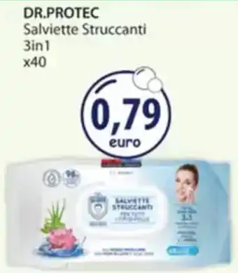 Acqua & Sapone DR.PROTEC Salviette Struccanti 3in1 x40 offerta