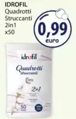 Acqua & Sapone IDROFIL Quadrotti Struccanti 2in1 x50 offerta