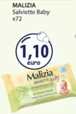 Acqua & Sapone MALIZIA Salviette Baby x72 offerta