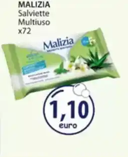 Acqua & Sapone MALIZIA Salviette Multiuso x72 offerta