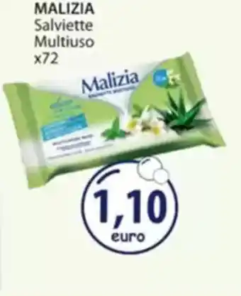 Acqua & Sapone MALIZIA Salviette Multiuso x72 offerta