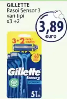 Acqua & Sapone GILLETTE Rasoi Sensor 3 vari tipi offerta