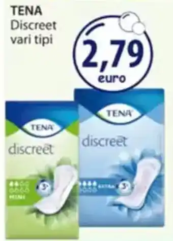 Acqua & Sapone TENA Discreet vari tipi offerta