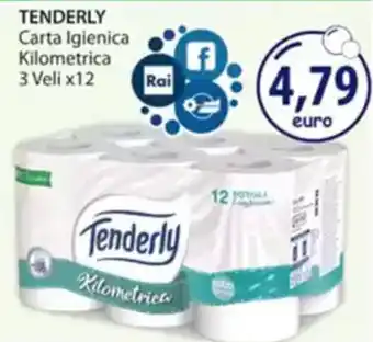 Acqua & Sapone TENDERLY Carta Igienica Kilometrica 3 Veli x12 offerta