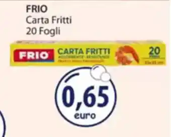 Acqua & Sapone FRIO Carta Fritti 20 Fogli offerta