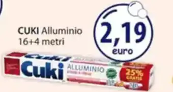 Acqua & Sapone CUKI Alluminio offerta