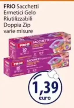 Acqua & Sapone FRIO Sacchetti Ermetici Gelo Riutilizzabili Doppia Zip offerta