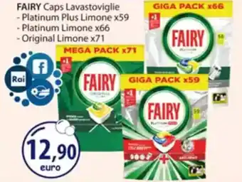 Acqua & Sapone FAIRY Caps Lavastoviglie offerta