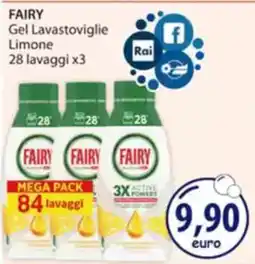 Acqua & Sapone FAIRY Gel Lavastoviglie Limone offerta