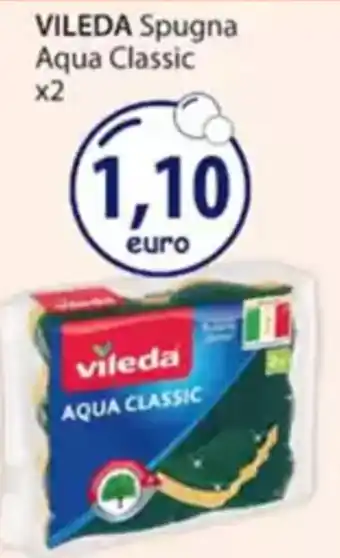 Acqua & Sapone VILEDA Spugna Aqua Classic x2 offerta