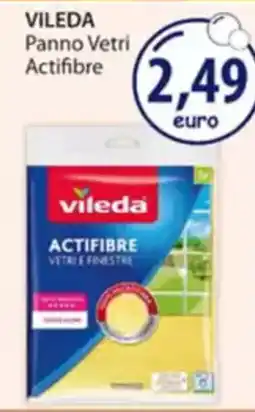 Acqua & Sapone VILEDA Panno Vetri Actifibre offerta