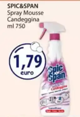 Acqua & Sapone SPIC&SPAN Spray Mousse Candeggina offerta