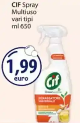 Acqua & Sapone CIF Spray Multiuso vari tipi offerta