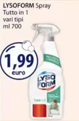 Acqua & Sapone LYSOFORM Spray Tutto in 1 vari tipi offerta