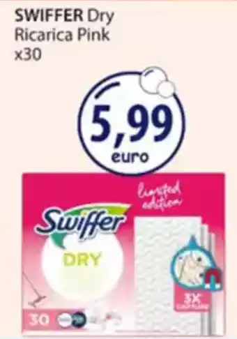 Acqua & Sapone SWIFFER Dry Ricarica Pink x30 offerta