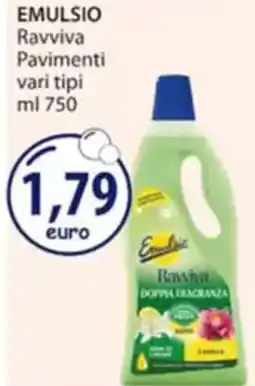 Acqua & Sapone EMULSIO Ravviva Pavimenti vari tipi offerta