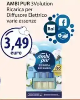 Acqua & Sapone AMBI PUR 3Volution Ricarica per Diffusore Elettrico offerta