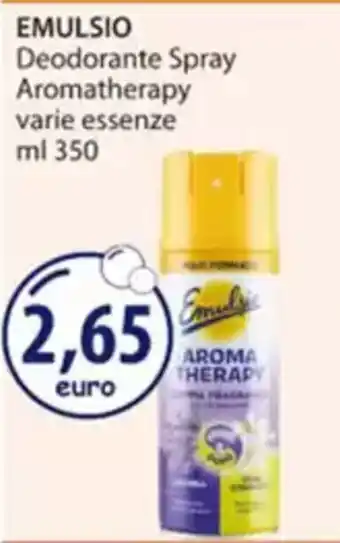 Acqua & Sapone EMULSIO Deodorante Spray Aromatherapy varie essenze offerta