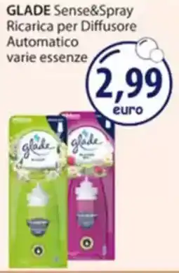 Acqua & Sapone GLADE Sense&Spray Ricarica per Diffusore Automatico varie essenze offerta