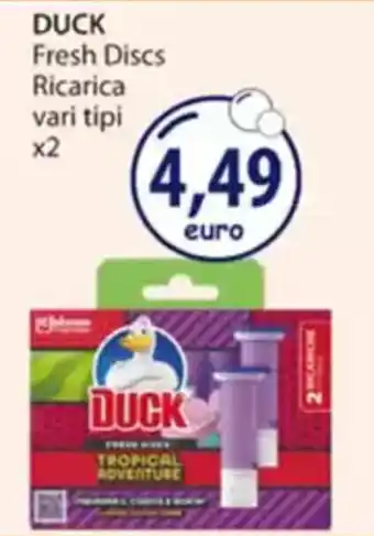 Acqua & Sapone DUCK Fresh Discs Ricarica vari tipi x2 offerta