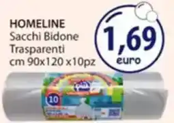 Acqua & Sapone HOMELINE Sacchi Bidone Trasparenti offerta