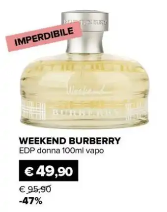 Il Tulipano WEEKEND BURBERRY EDP donna vapo offerta