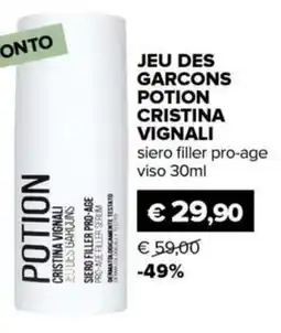 Il Tulipano JEU DES GARCONS CRISTINA VIGNALI siero filler pro-age viso offerta