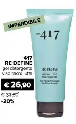 Il Tulipano -417 RE-DEFINE gel detergente viso micro luffa offerta