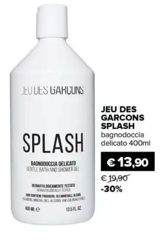 Il Tulipano JEU DES GARCONS SPLASH bagnodoccia delicato offerta