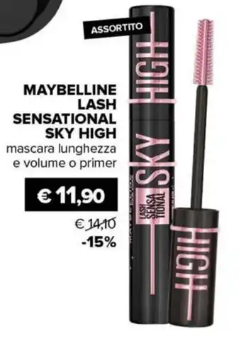 Il Tulipano MAYBELLINE LASH SENSATIONAL SKY HIGH mascara lunghezza e volume o primer offerta