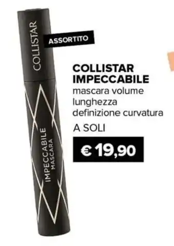 Il Tulipano COLLISTAR IMPECCABILE mascara volume lunghezza definizione curvatura offerta